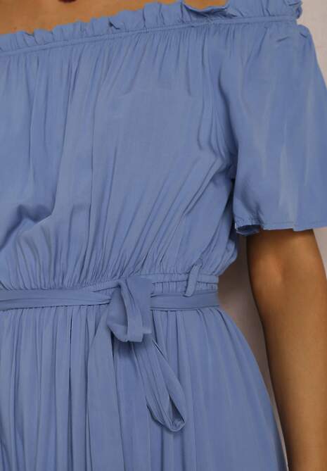 Niebieska  Sukienka Amiphiphae