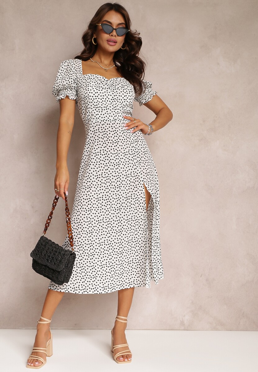 Biała Sukienka Melorith