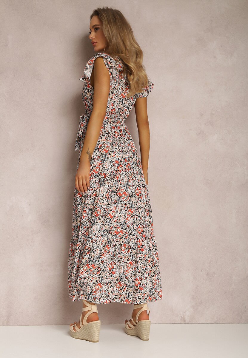 Czarno-Biała Sukienka Oreithanassa