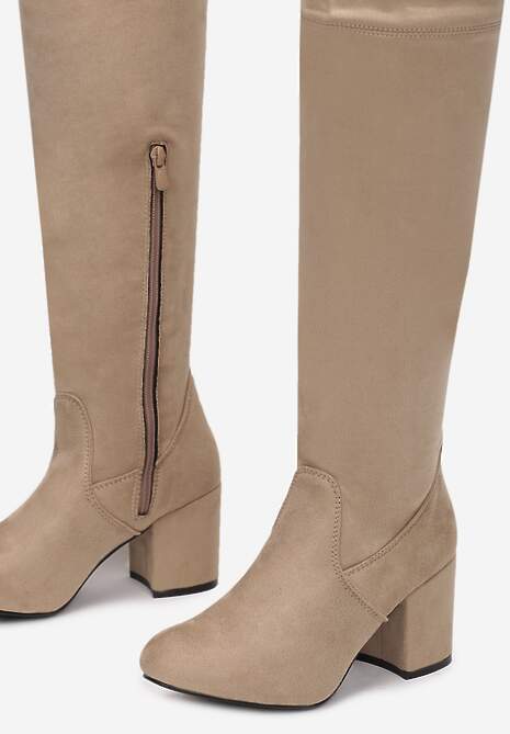 Beżowe Kozaki Pyrmonta