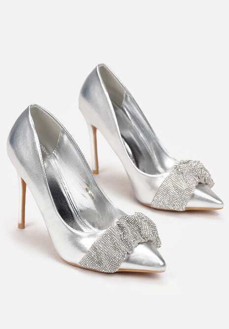 Srebrne Szpilki z Cyrkoniami Salvadora