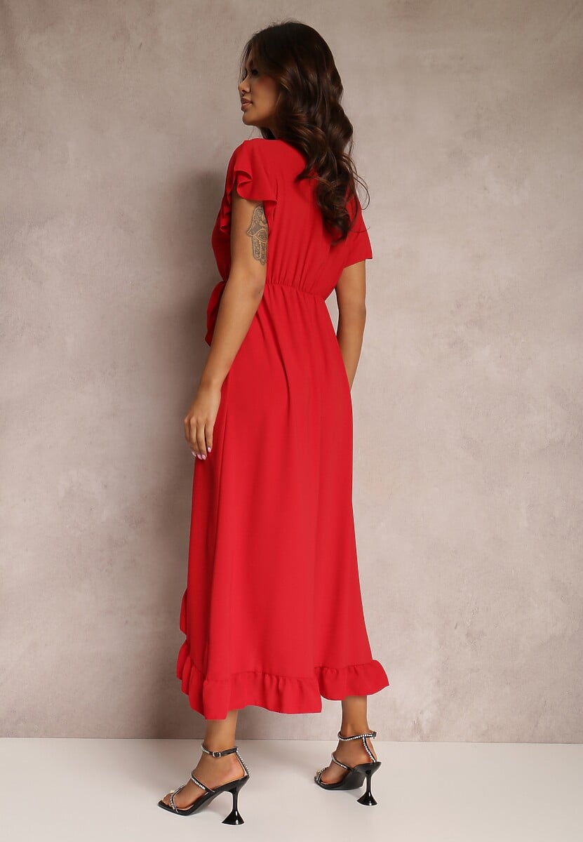 Czerwona Sukienka Morleo