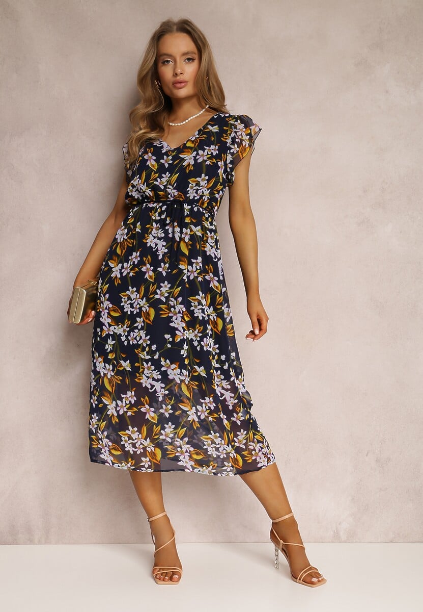 Granatowa Sukienka Vimmy