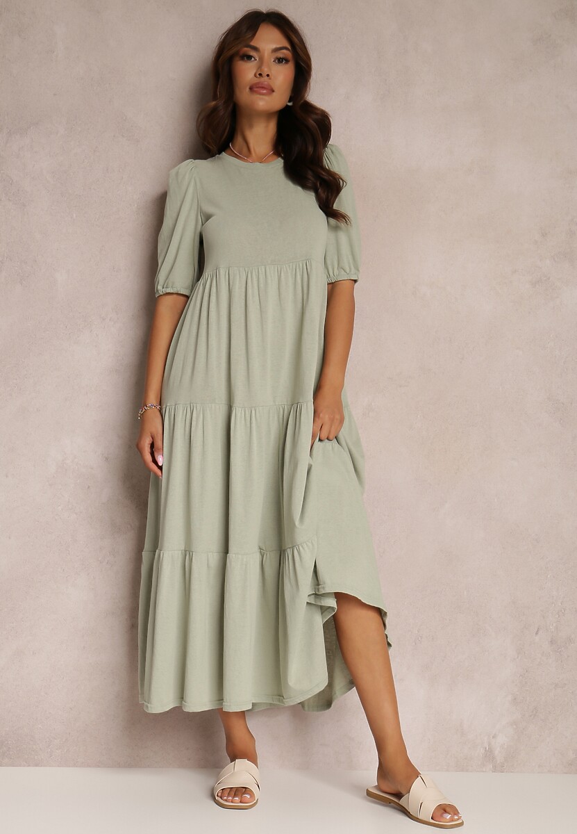 Różowa Sukienka Bawełniana Hagelin