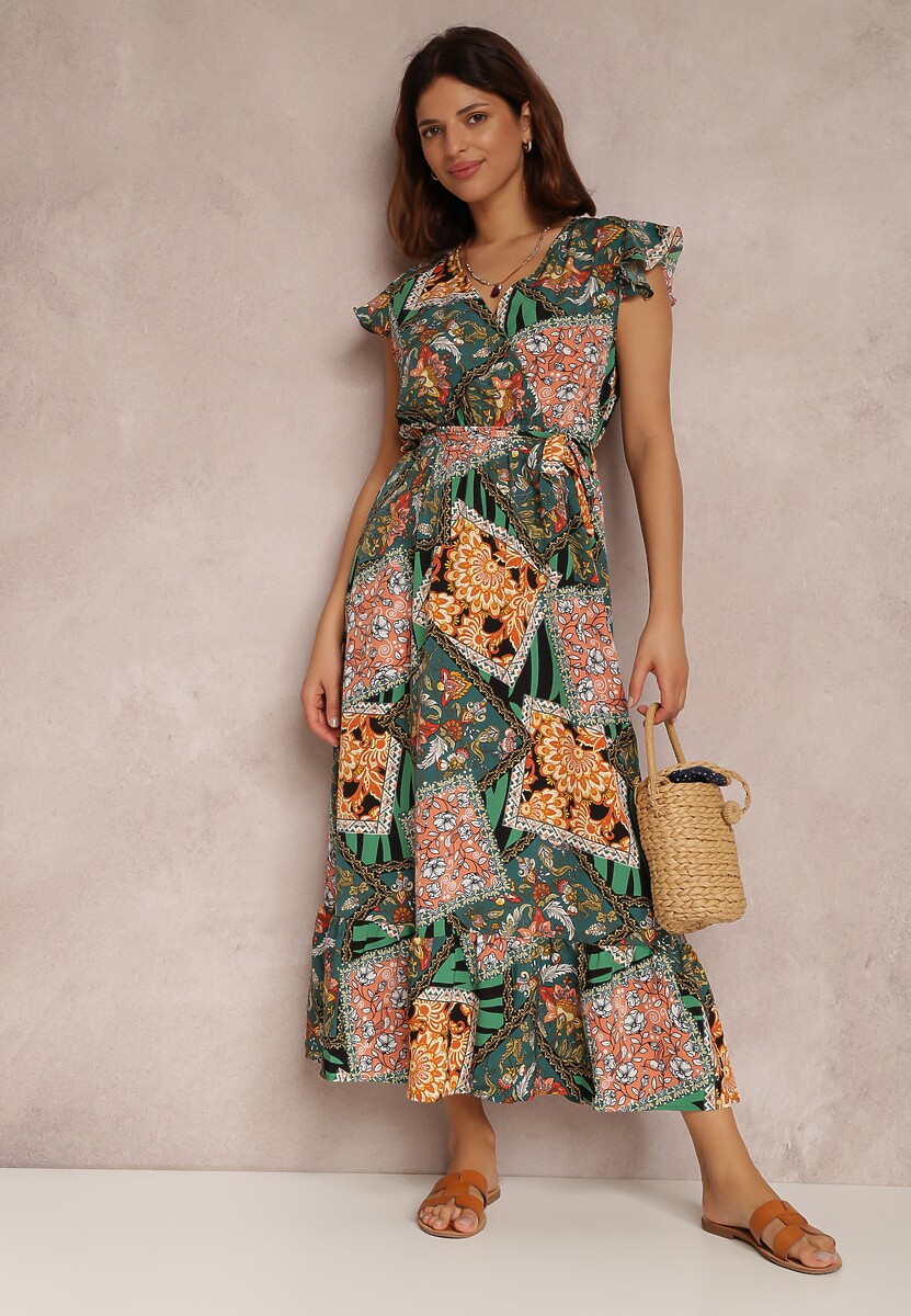 Zielona Sukienka Posius