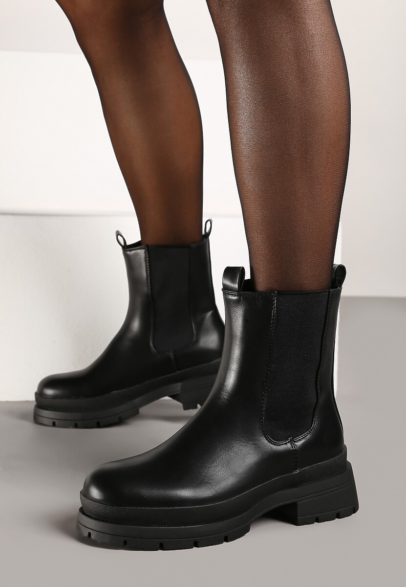 Czarne Botki Cillime