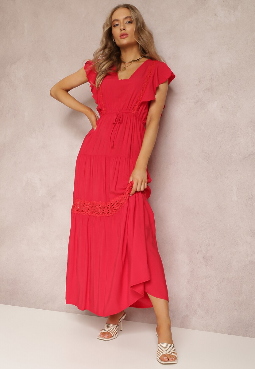 Czerwona Sukienka Callamene