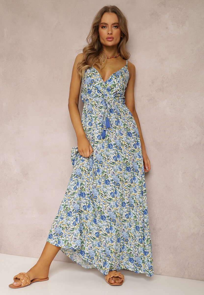 Niebieska Sukienka Auxeris