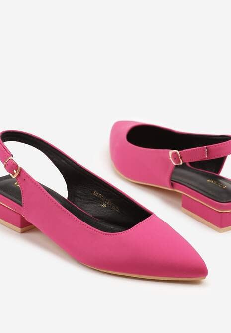 Fuksjowe Sandały Vices bez Pięty Zapinane przy Kostce Elajane