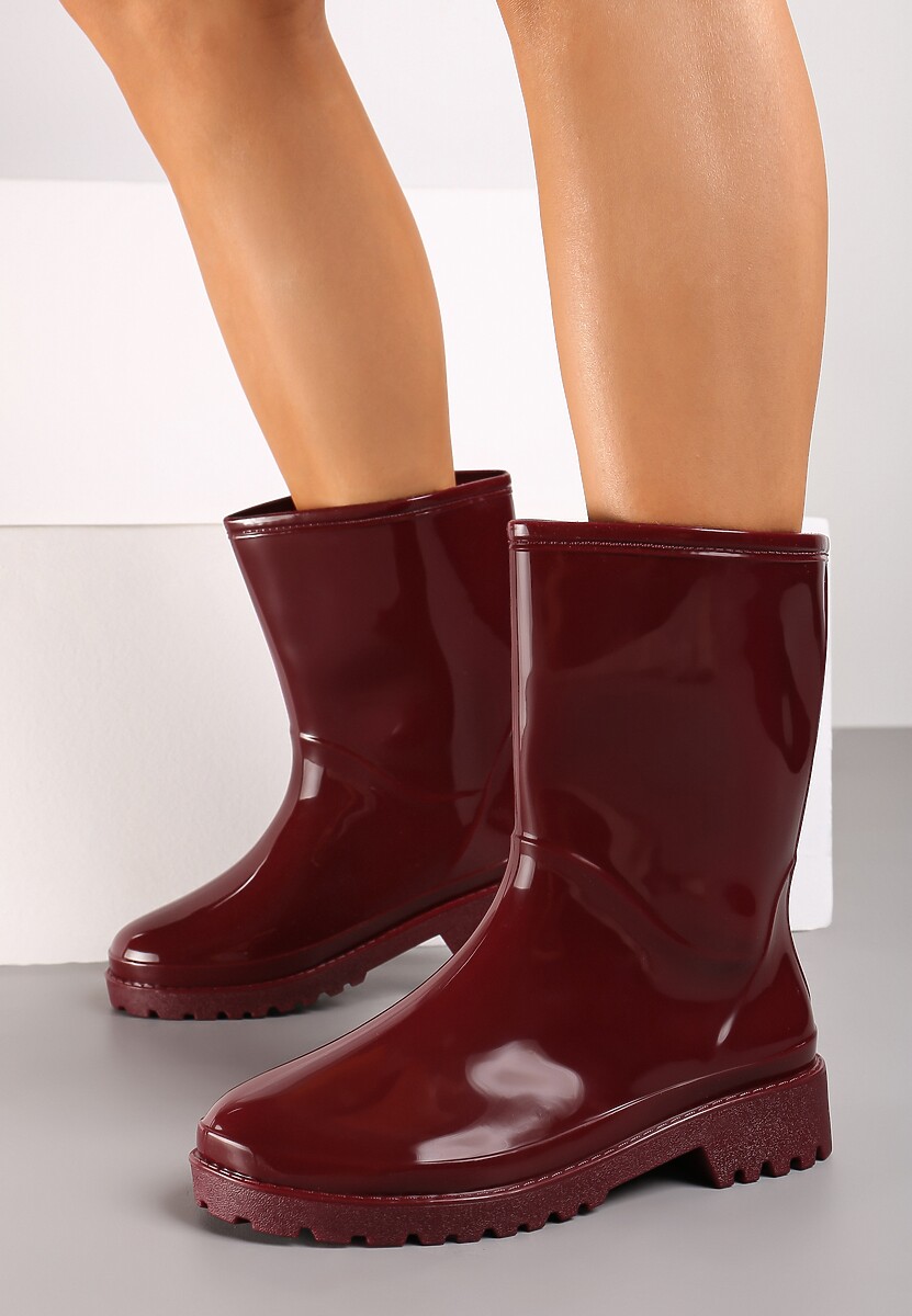 Beżowe Kalosze Gumowe Mardia