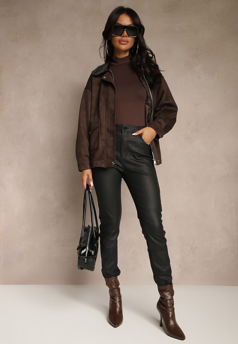 Czarne Spodnie Skinny Push Up Zilli