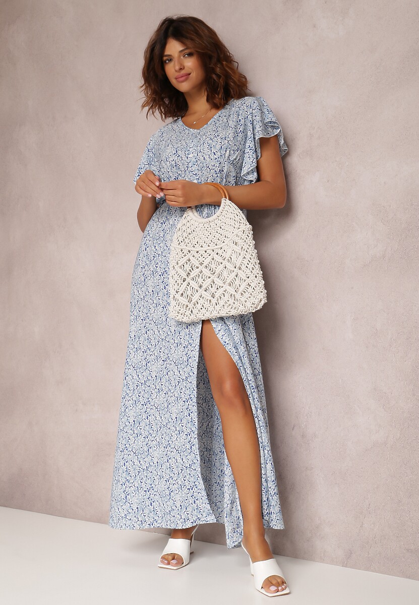 Niebieska Sukienka Thelliopis