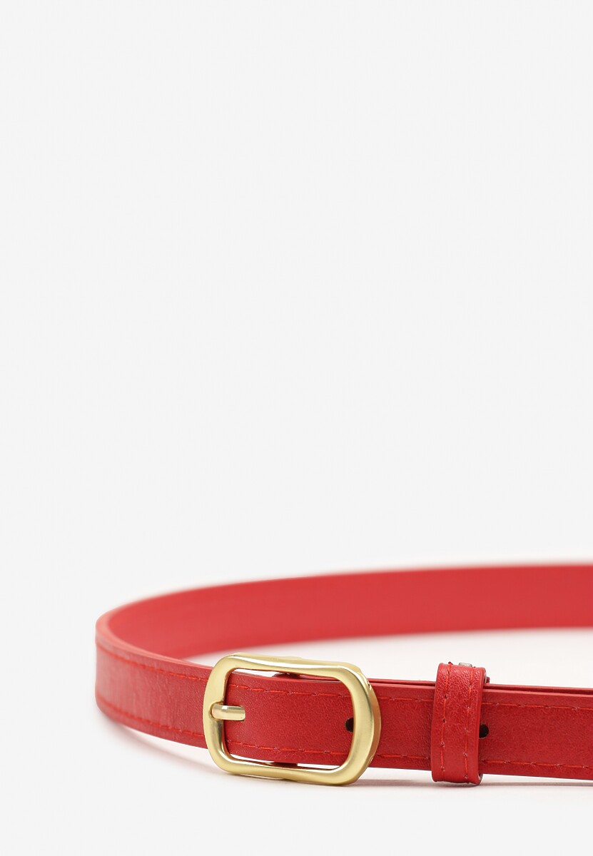 Czerwony Pasek Ozdobiony Klamrą Mevenia
