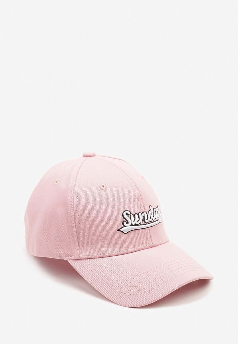 Różowa Regulowana Czapka z Daszkiem z Bawełny Taniritia