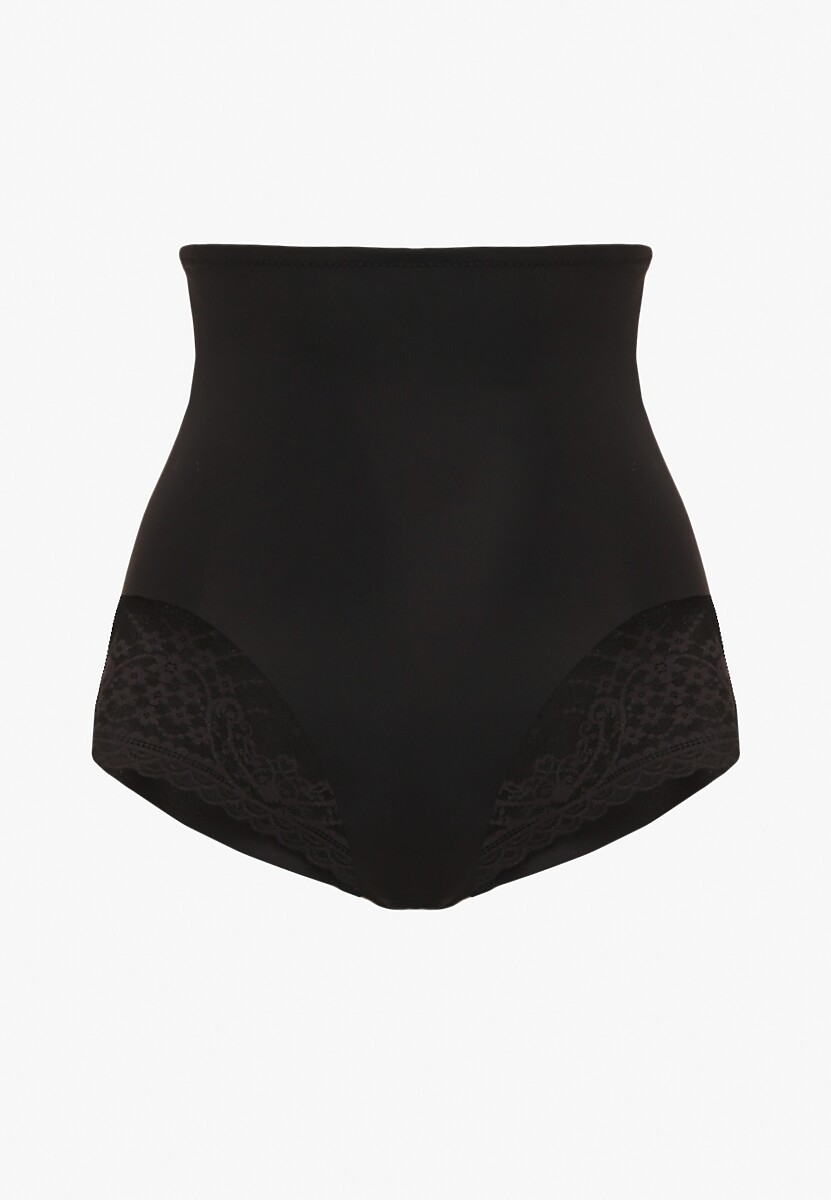 Czarne Majtki Modelujące High Waist Emiree