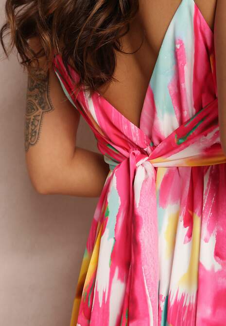 Fuksjowa Sukienka Agastis