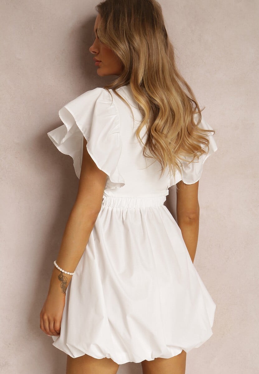 Biała Sukienka Naeseris