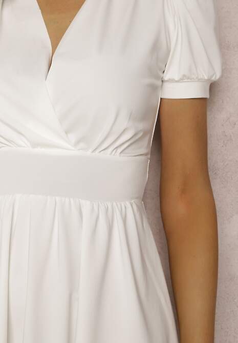 Biała Sukienka Agamia