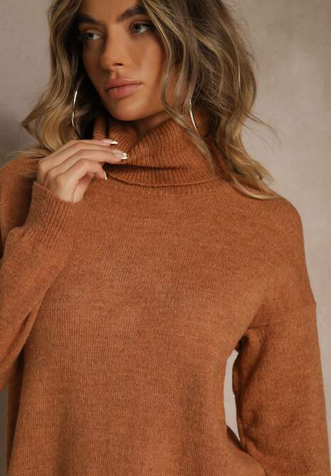 Jasnobrązowa Sukienka Milana