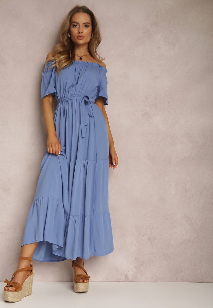 Niebieska  Sukienka Amiphiphae