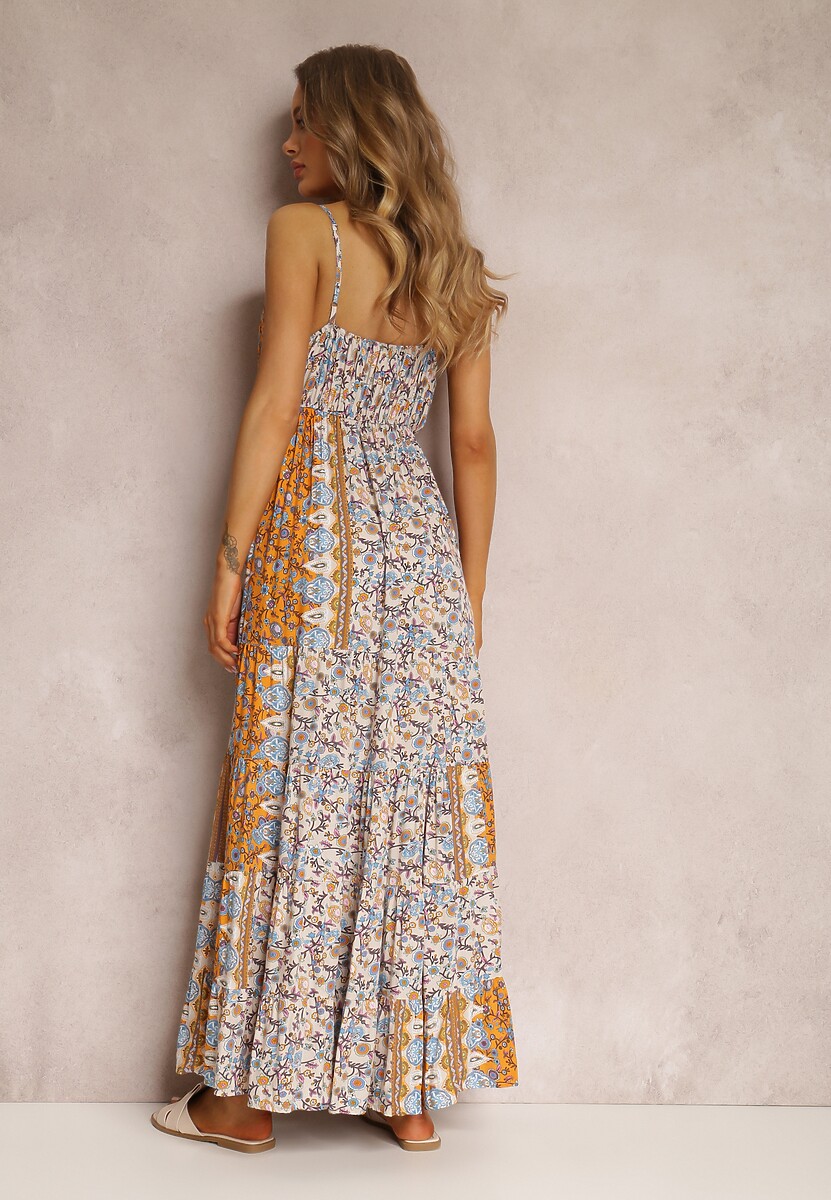 Jasnobeżowa Sukienka Amarhomela