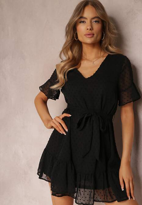 Czarna Sukienka Theaniphis