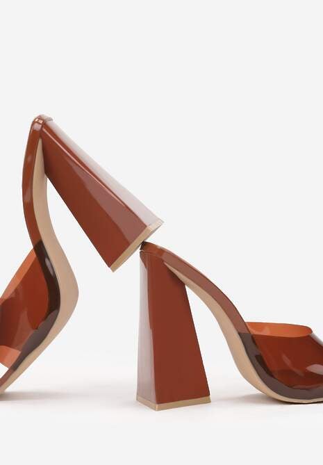 Brązowe Klapki Aurabelle