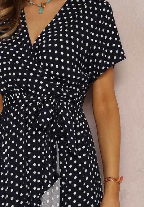 Granatowa Sukienka Boliphise