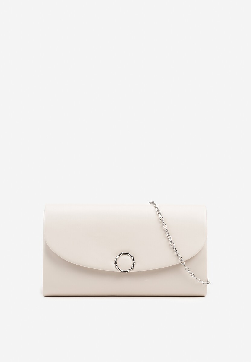 Czarna Torebka Kopertówka z Dodatkowym Łańcuszkiem Flelina