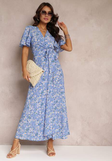 Niebieska Sukienka Alethossia