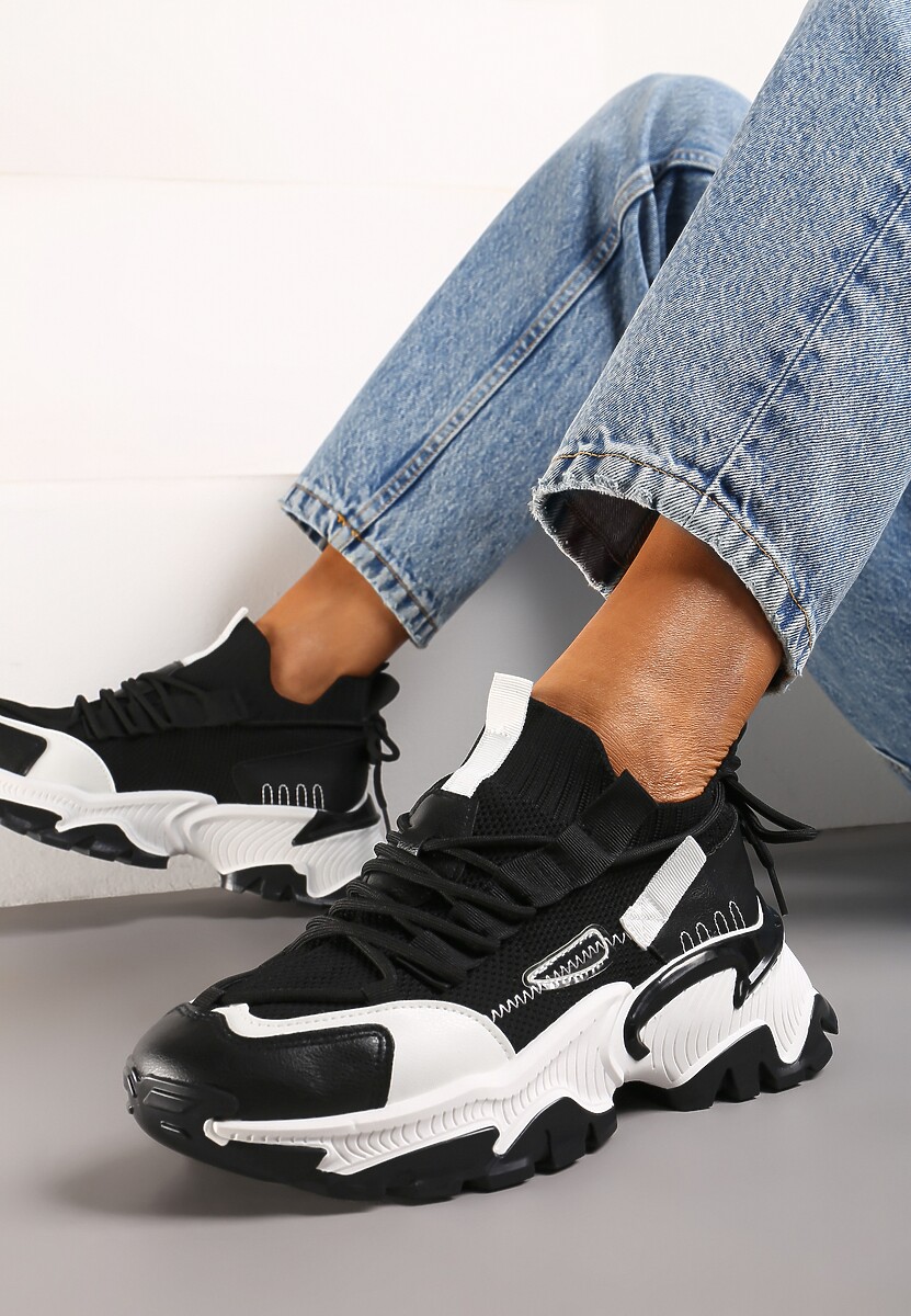 Czarne Sneakersy Kharena