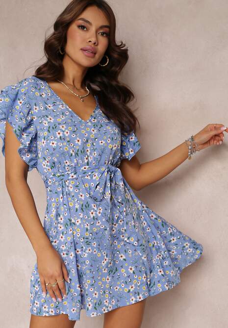 Niebieska Sukienka Diosisha