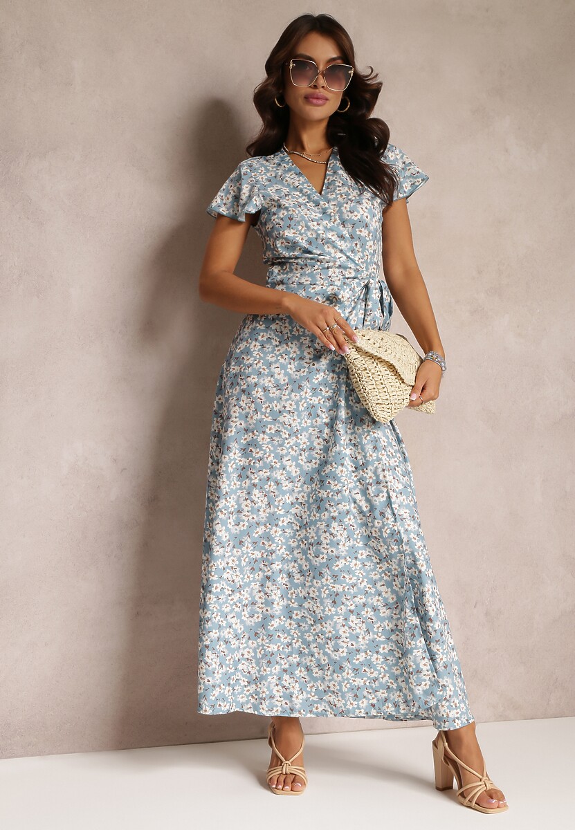 Niebieska Sukienka Klephithise