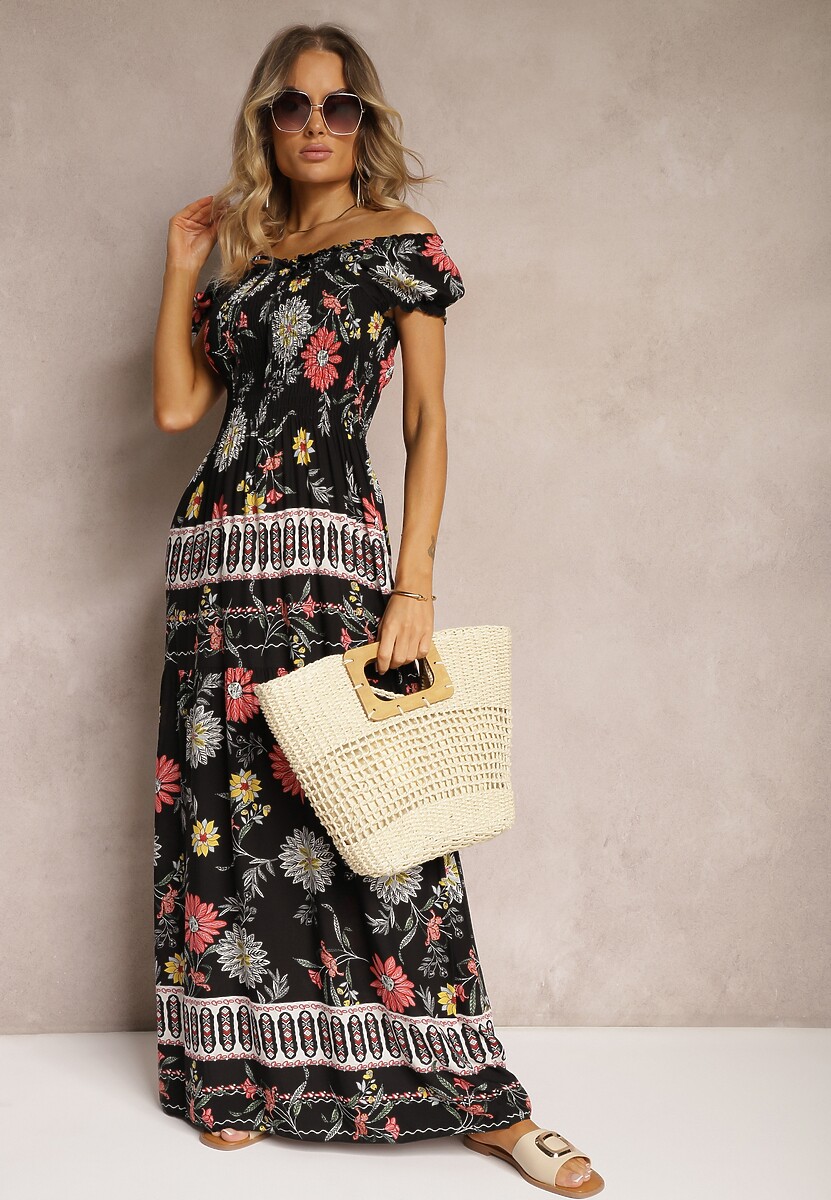 Czarno-Różowa Sukienka Ananeh