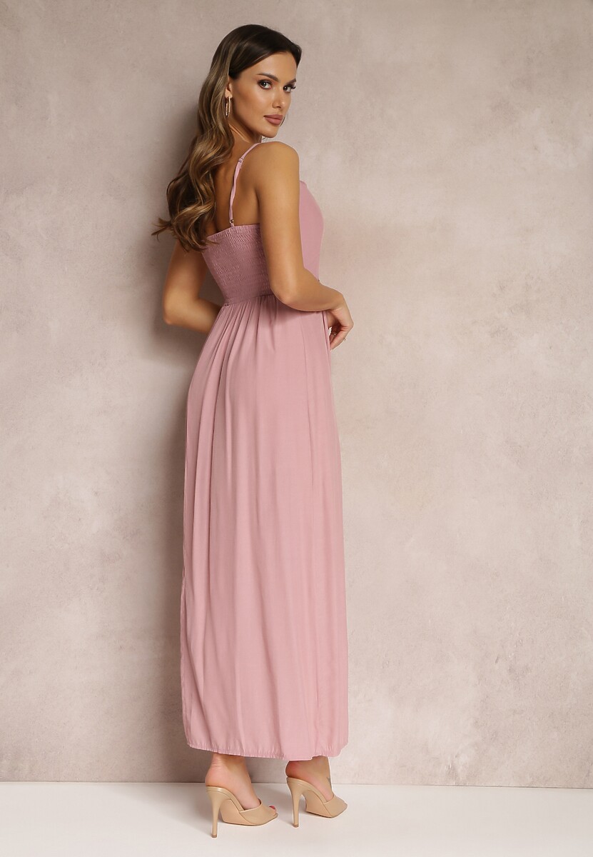 Jasnoróżowa Sukienka Pallepheu
