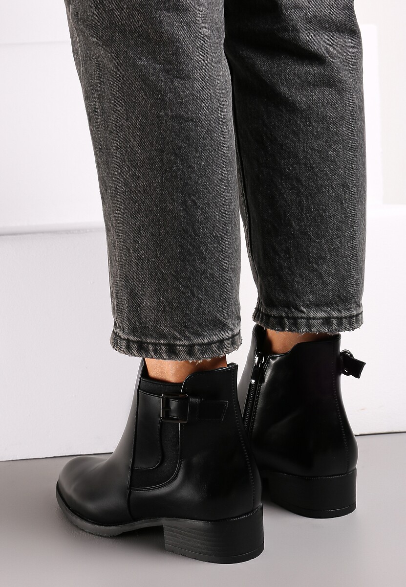 Czarne Botki Density