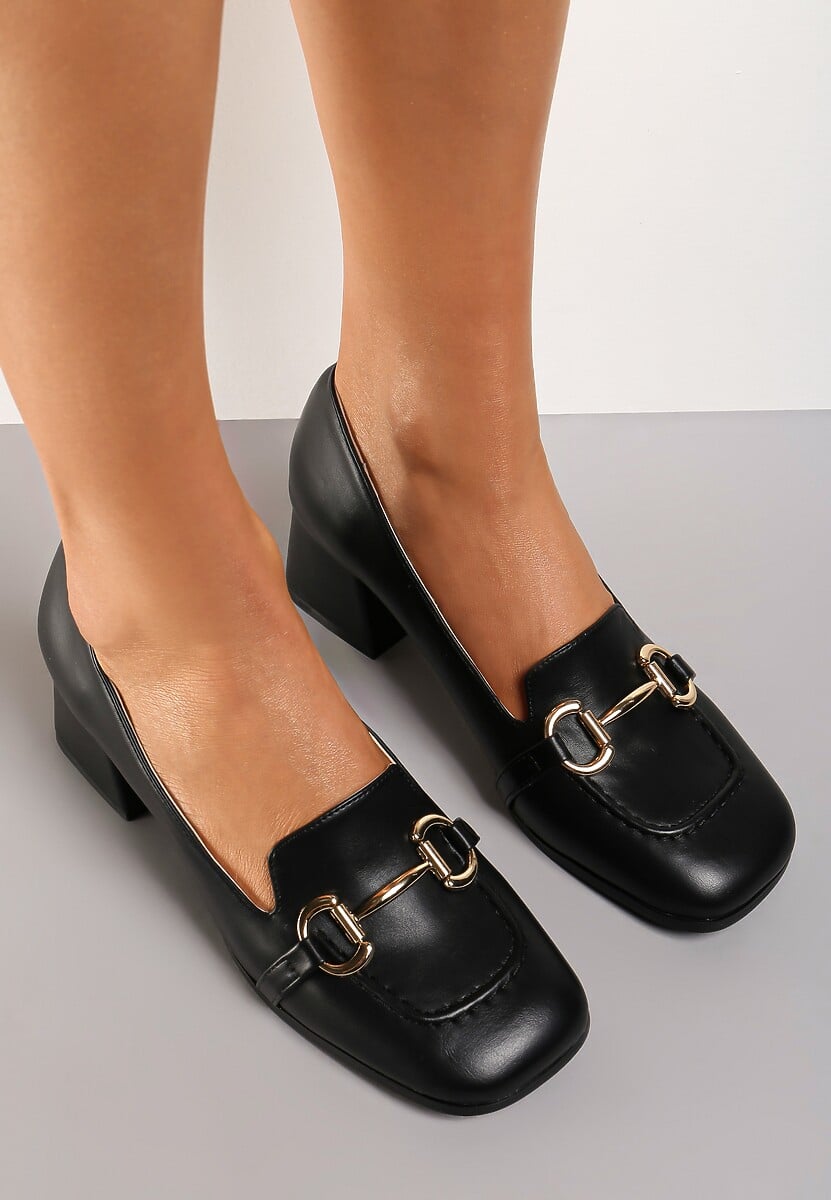 Czarne Czółenka Iseira