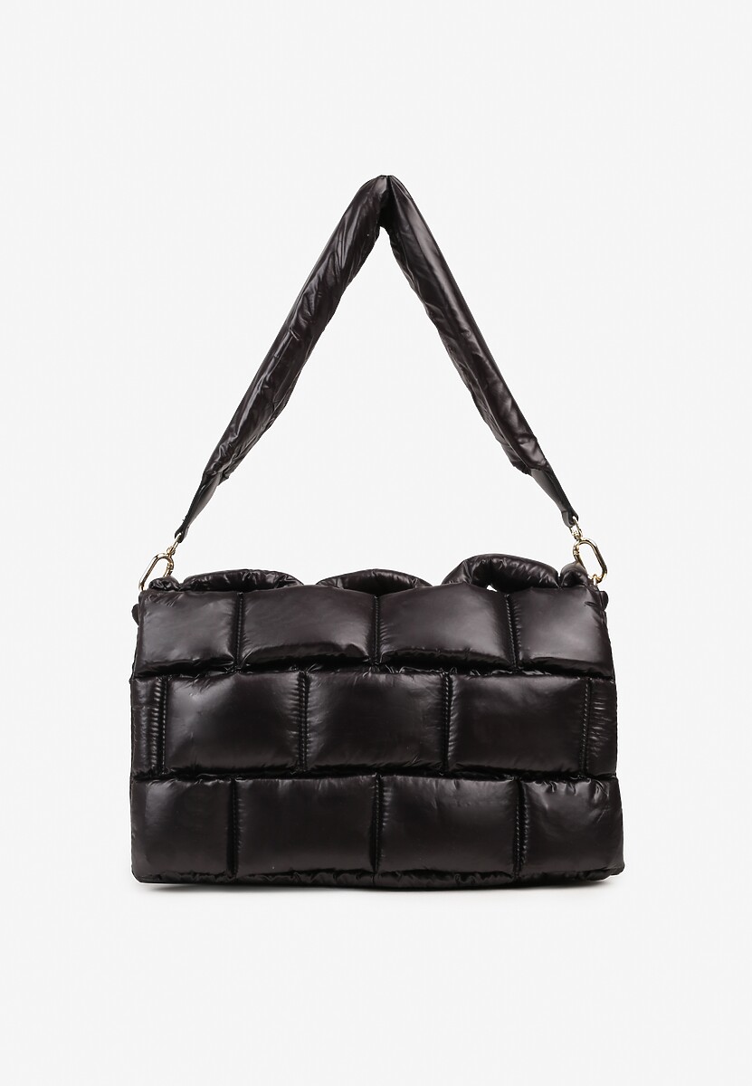 Bordowa Torebka na Ramię Typu Puffer Bag Norriva