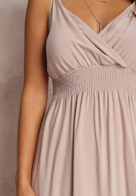 Beżowa Sukienka Sterinig