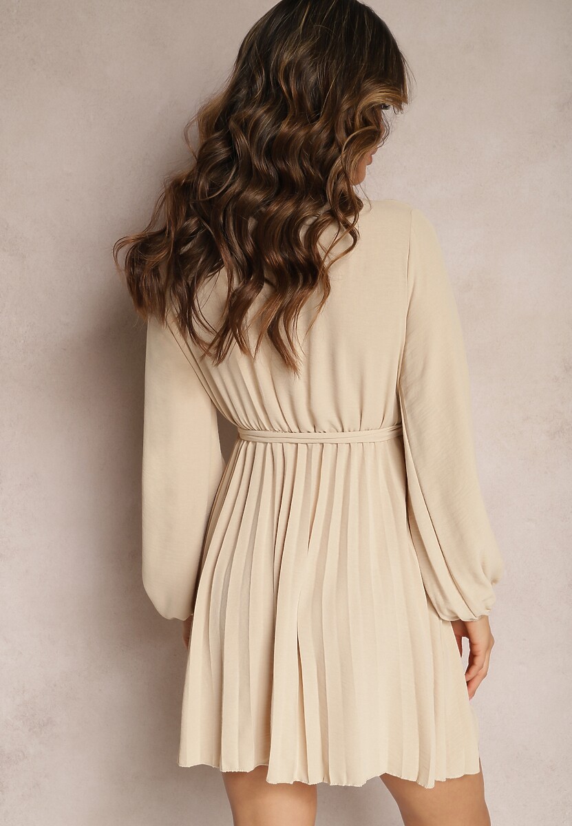 Jasnobeżowa Sukienka Laeroinne