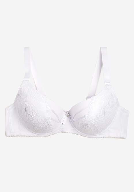 Biały Koronkowy Biustonosz Uronia