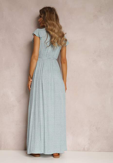 Miętowa Sukienka Karmay