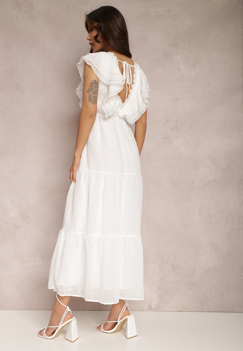 Biała Sukienka Iriope