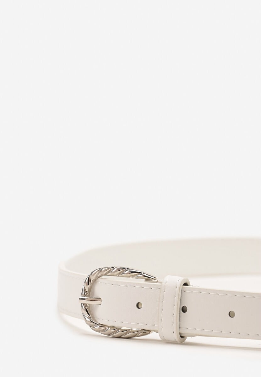 Biały Pasek w Klasycznym Stylu Filindra