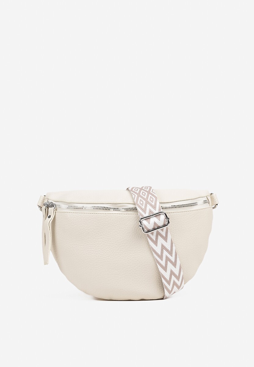 Szara Nerka z Materiałowym Paskiem Ehadeel