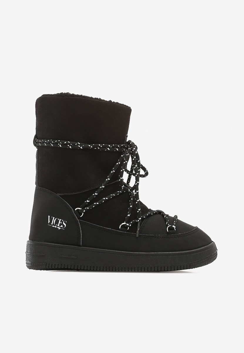 Czarne Śniegowce Night Magic