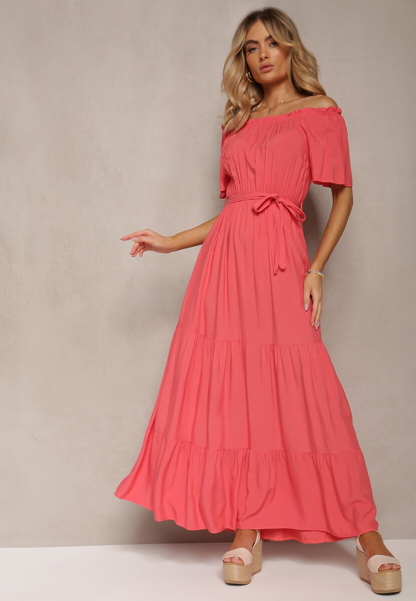 Ciemnoróżowa Sukienka Amiphiphae