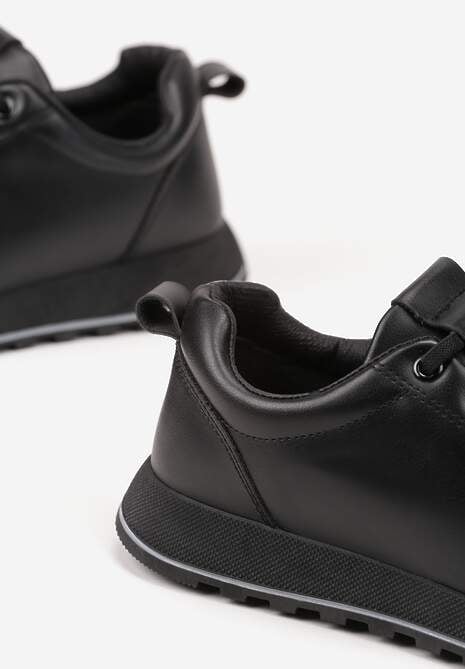 Czarne Sneakersy w Klasycznym Stylu Driosse
