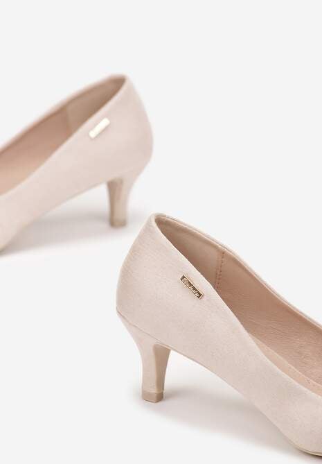 Beżowe Czółenka Appyle