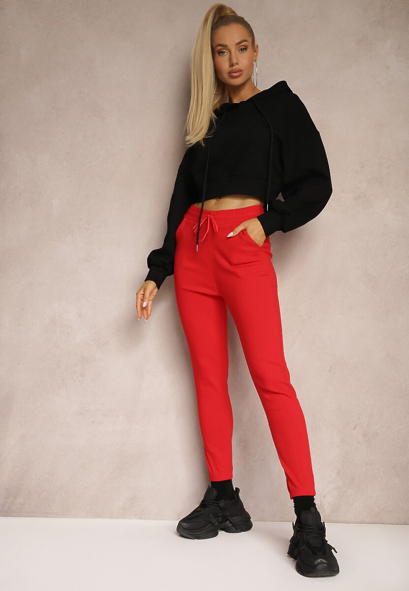 Ciemnobeżowe Spodnie Actessa